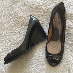 Coach Wedge Shoes Size 9.5